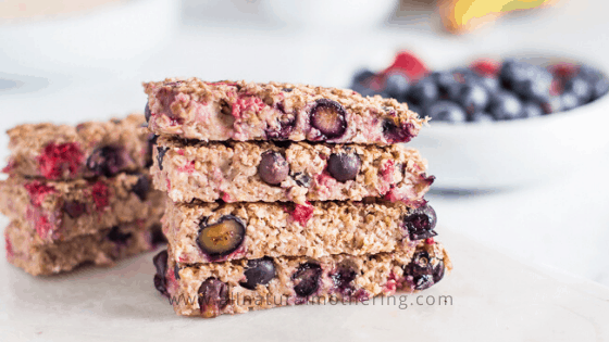 Healthy Mixed Berry Oatmeal Baby Fingers Recipe