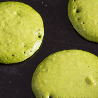 Toddler Spinach Banana Pancakes