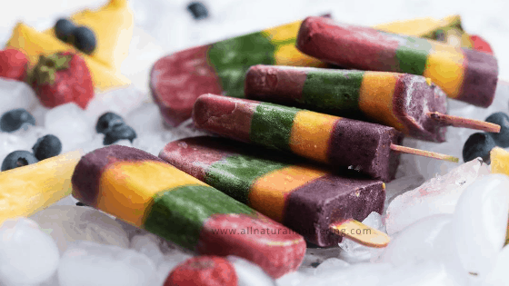 Yummy Rainbow Fruit Popsicle Recipe ( with Hidden Veggies)