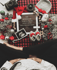 Christmas pregnancy announcement ideas