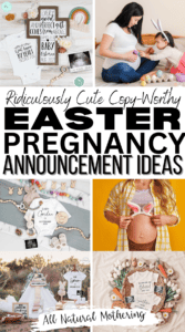 easter pregnancy announcement ideas perfect for spring