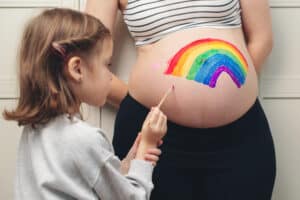 Pregnancy Announcement After Miscarriage: Rainbow Baby Announcement