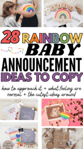 rainbow baby pregnancy announcement