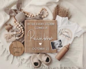 announcement for after miscarriage ideas to personalize