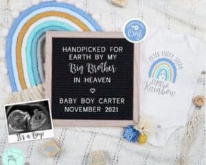 pregnancy announcement after miscarriage