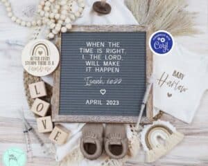 rainbow pregnancy announcement ideas