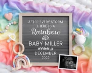 pregnancy announcement after miscarriage