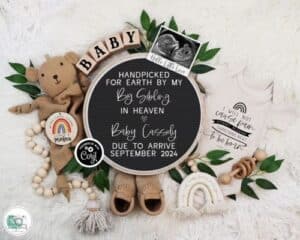 rainbow pregnancy announcement ideas