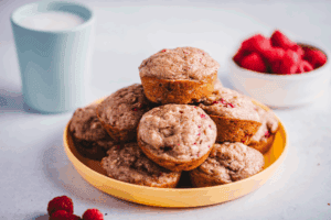 Healthy Raspberry Muffins for Toddlers raspberry muffins