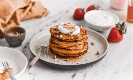 Blender Carrot Pancakes for Toddlers