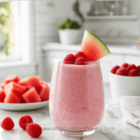watermelon raspberry smoothie